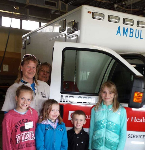 CCH EMS ambulance tour Gillette, Wyoming